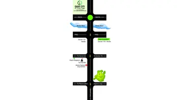 Location of Gaur City 1st Avenue - Image 309402