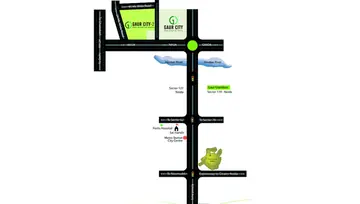Location of Gaur City 2 Sanskriti Vihar 10th Avenue - Image 309444