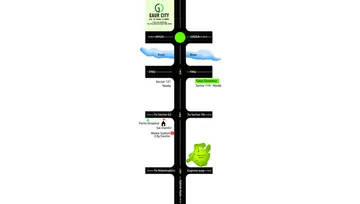 Location of Gaur City 4th Avenue - Image 309492