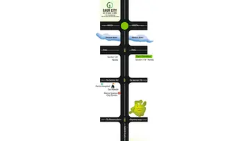 Location of Gaur City 6th Avenue - Image 309508