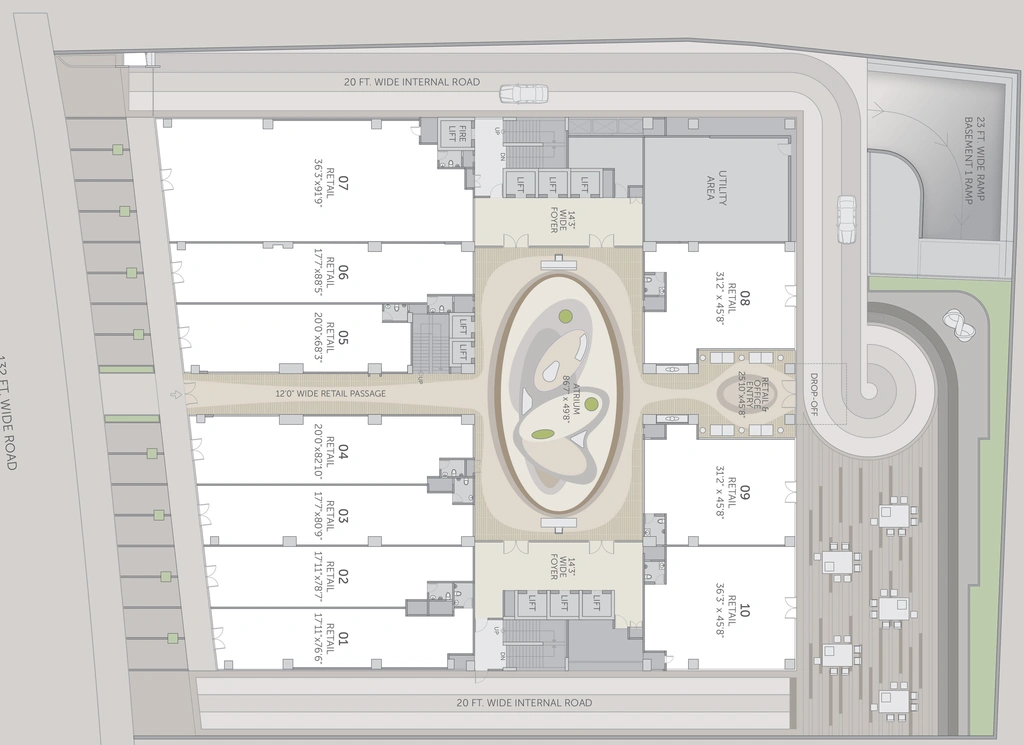 Floor Plan of Shilp Sacred in Ambli, Ahmedabad - Image 309663
