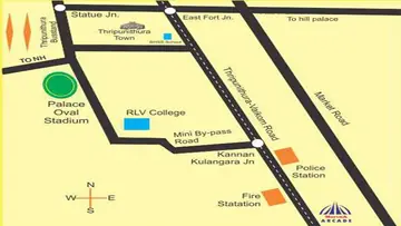 Location of Mayura Arcade - Image 335808