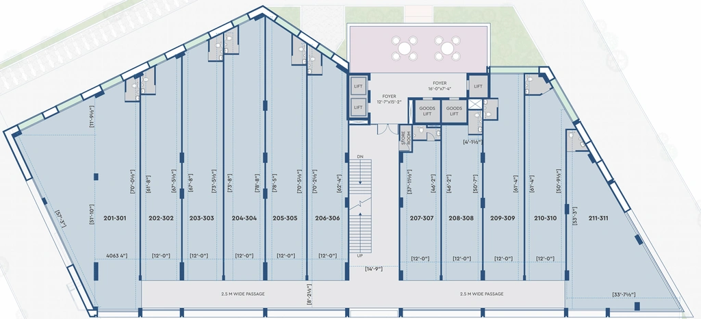 Floor Plan of Arise One in Gota, Ahmedabad - Image 310023
