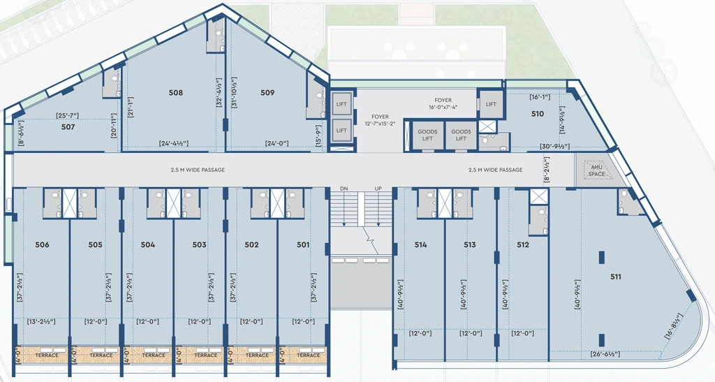 Floor Plan of Arise One in Gota, Ahmedabad - Image 310024