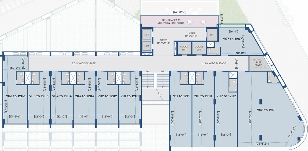Floor Plan of Arise One in Gota, Ahmedabad - Image 310025