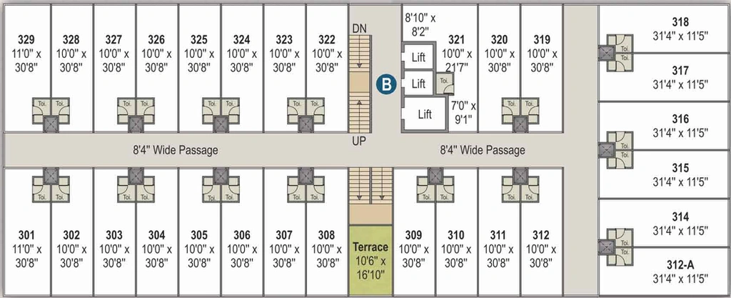 Floor Plan of DHS Orbit in Lambha, Ahmedabad - Image 310095