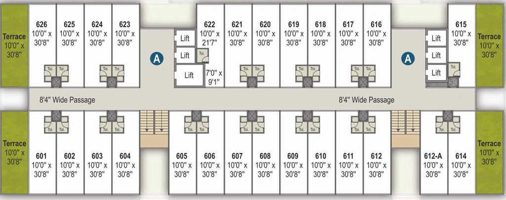 Floor Plan of DHS Orbit in Lambha, Ahmedabad - Image 310090