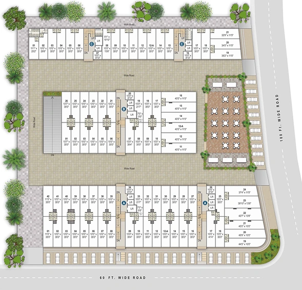 Master Plan of DHS Orbit in Lambha, Ahmedabad - Image 310089