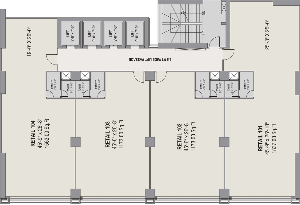 Floor Plan of Sankalp Square 3B in Sindhu Bhavan Road, Ahmedabad - Image 310266