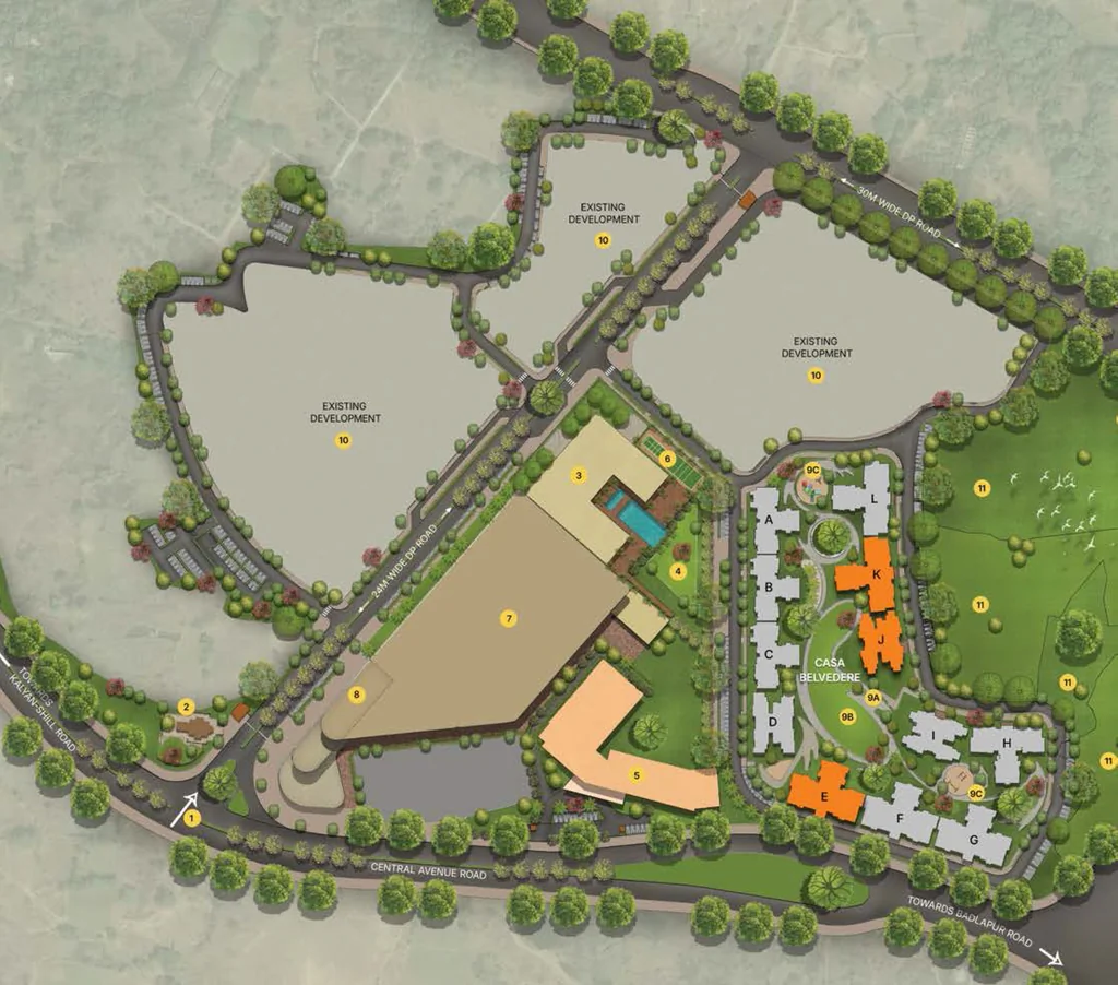 Master Plan of Lodha Casa Belvedere in Dombivli, Thane - Image 364636