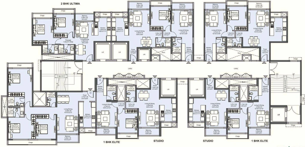 Floor Plan of L&T Barbet in Powai, Mumbai - Image 326535