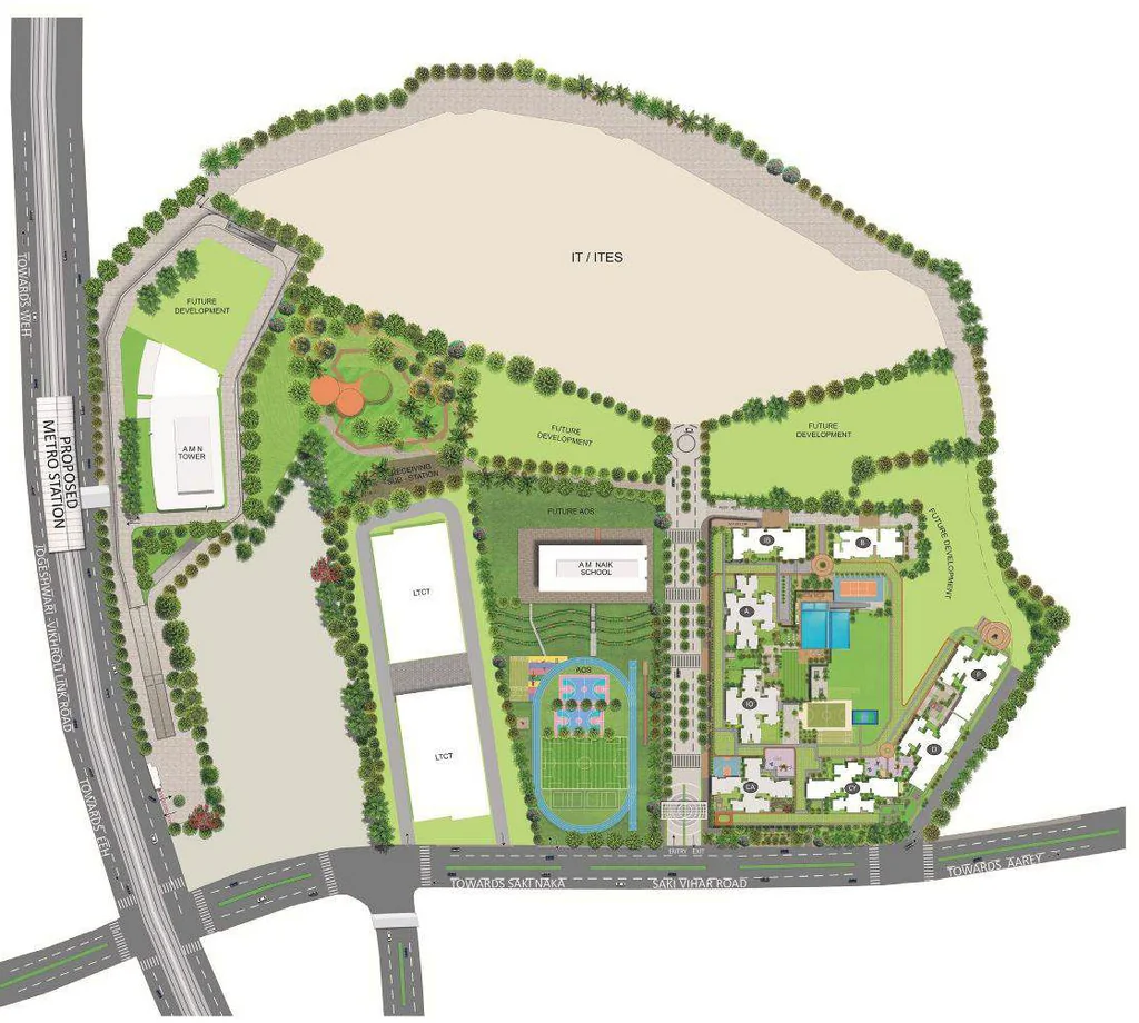 Master Plan of L&T Barbet in Powai, Mumbai - Image 326536