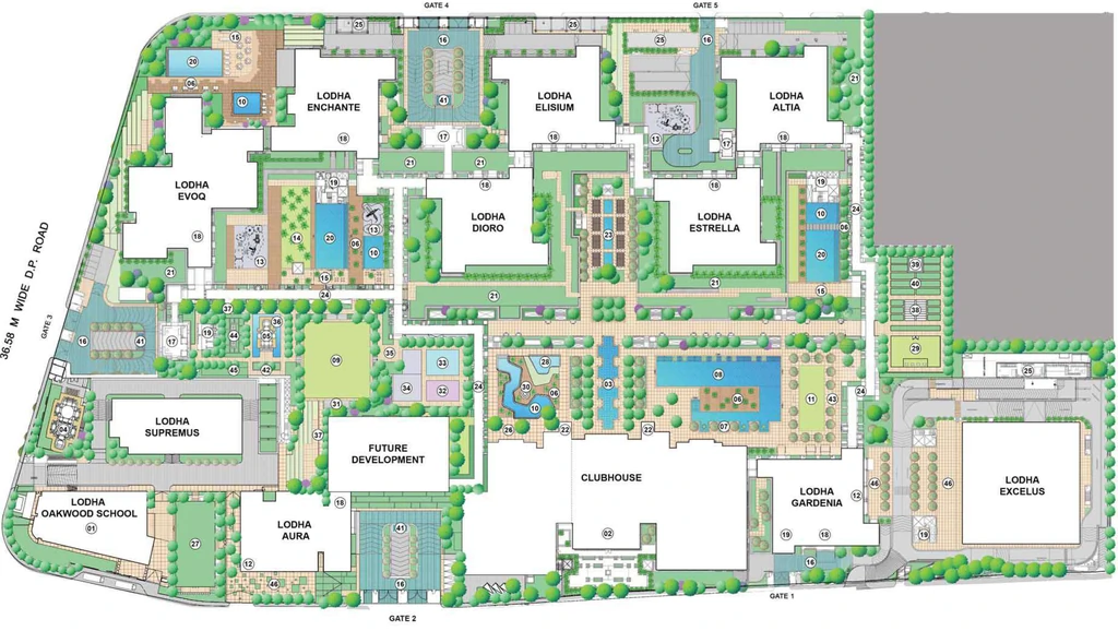 Master Plan of Lodha Lumis in Wadala, Mumbai - Image 326649