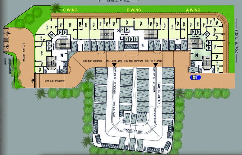 Master Plan of HPA Vicenza Regency in Vikhroli East, Mumbai - Image 327196