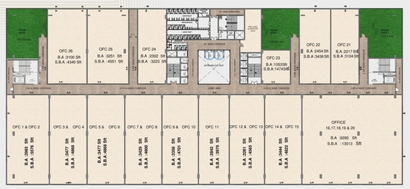 Floor Plan of RS Raichandani Hq in Narsingi, Hyderabad - Image 310446