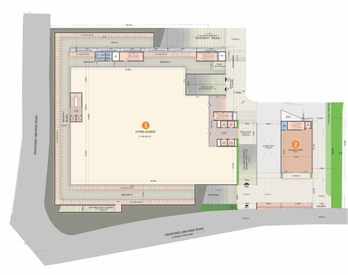 Master Plan of Vasavis MPM Grand in Ameerpet, Hyderabad - Image 310530