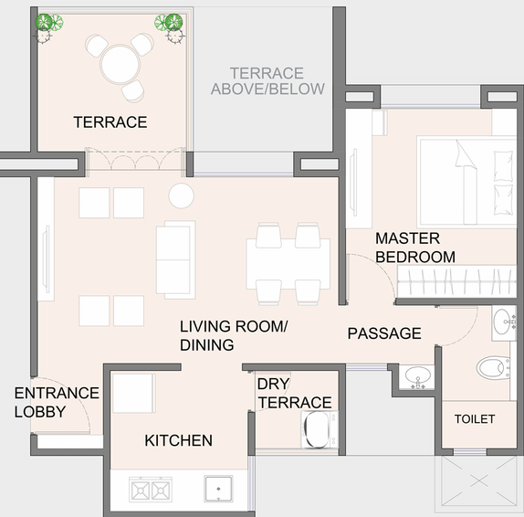 1 BHK Flat in Goyal My Home Punawale in Punawale, Pune - Image 663054