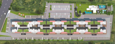 Master Plan of Goyal My Home Punawale in Punawale, Pune - Image 92903