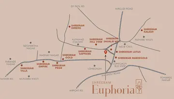 Location of Shreeram Euphoria - Image 310980
