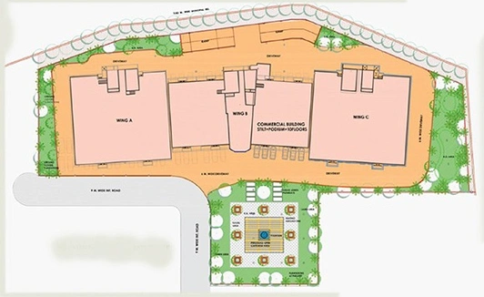 Master Plan of Damji Shamji Corporate Square in Ghatkopar East, Mumbai - Image 311066
