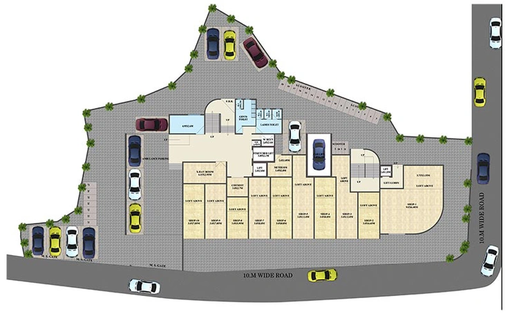 Floor Plan of EV City Centre in Panvel, Navi Mumbai - Image 311070