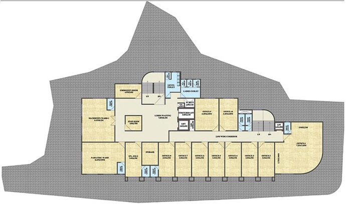 Floor Plan of EV City Centre in Panvel, Navi Mumbai - Image 311071