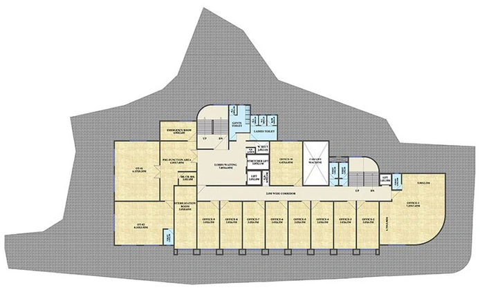 Floor Plan of EV City Centre in Panvel, Navi Mumbai - Image 311069