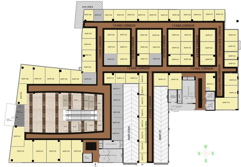 Master Plan of Featherlite Grand Majestic Commercial Centre in Gandhi Nagar, Bangalore - Image 311329