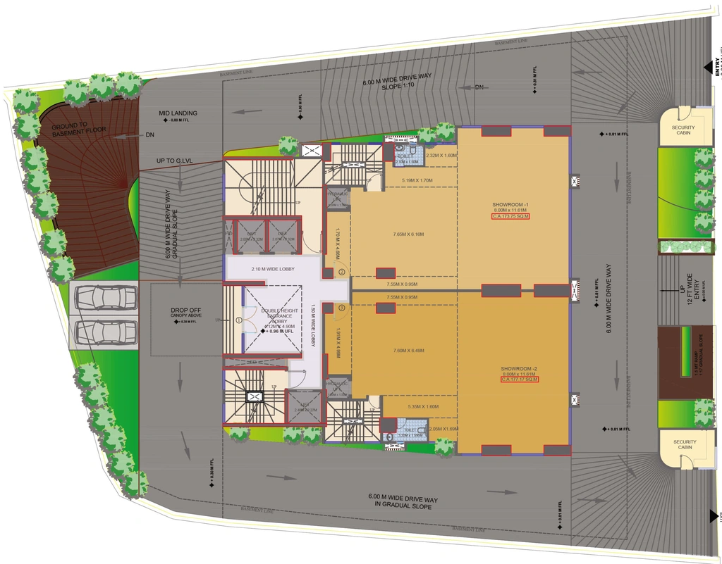 Floor Plan of Quanta Fortune Emporio in Mira Road East, Thane - Image 311372
