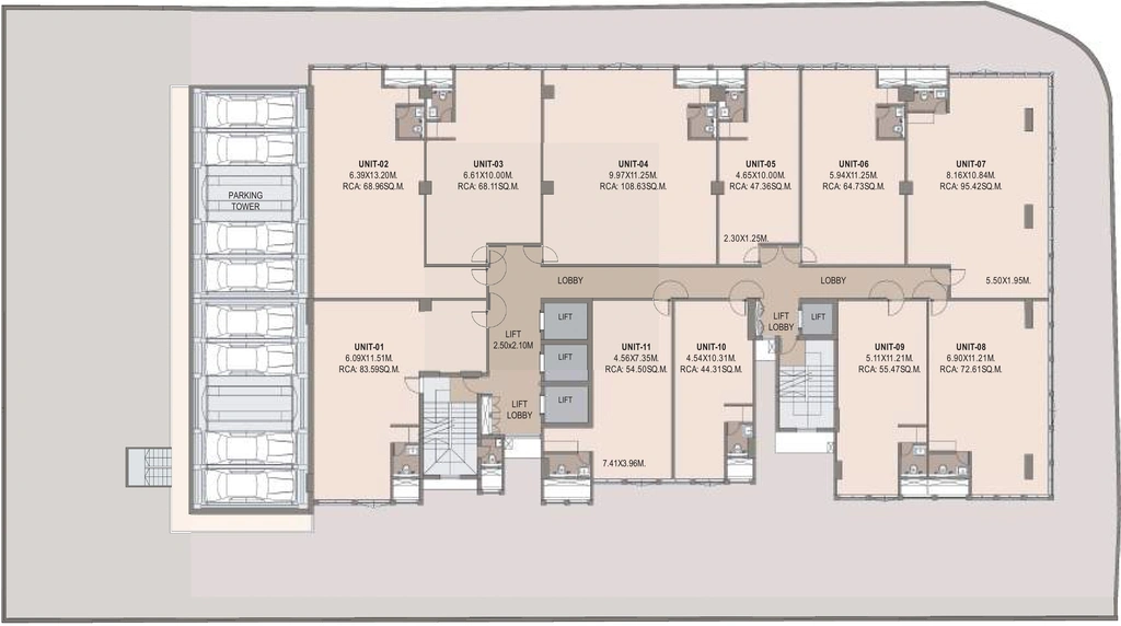 Floor Plan of AGM Vijaylaxmi AT in Andheri East, Mumbai - Image 311405
