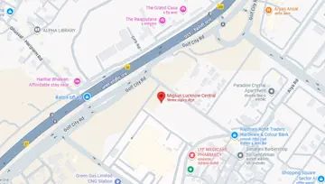 Location of Migsun Lucknow Central - Image 311788