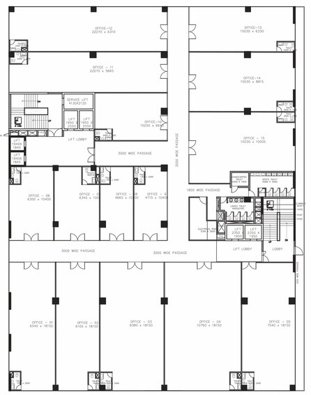 Floor Plan of RLV Octavia in Sushant Golf City, Lucknow - Image 311800