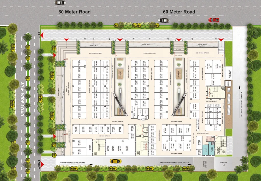 Master Plan of Wall Yamuna City Mall in Yamuna Expressway, Greater Noida - Image 311851