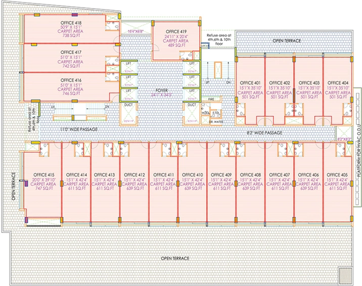 Floor Plan of AAA Anam 2 in Ambli, Ahmedabad - Image 311906