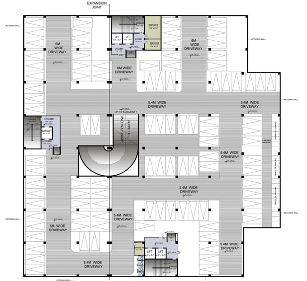 Floor Plan of Trident Symphony Mall in Rudrapur, Bhubaneswar - Image 311998