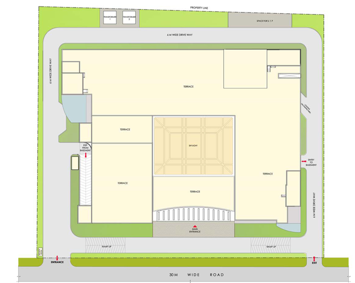 Master Plan of Unitech Bhubaneswar One in Mancheswar, Bhubaneswar - Image 312025