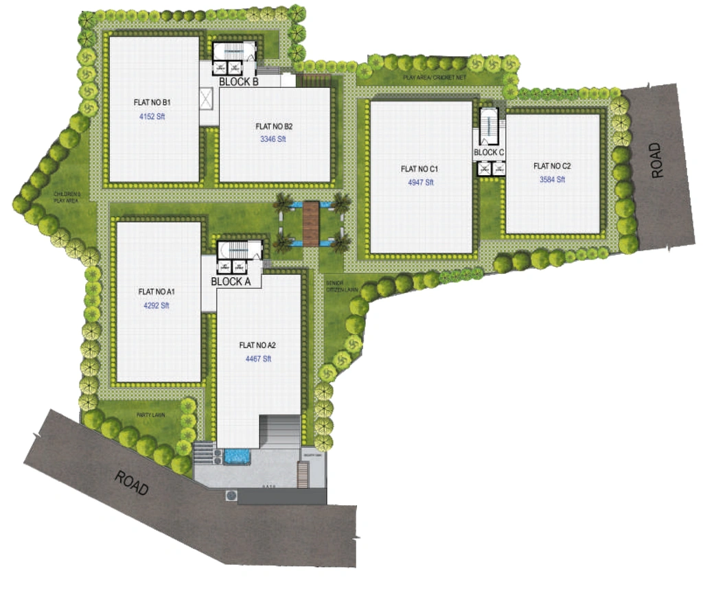 Master Plan of Trendset Inspiria in Banjara Hills, Hyderabad - Image 312117