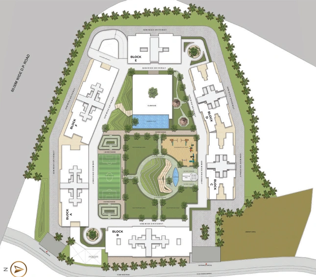 Master Plan of Superb Yogakshema Residency in Panvel, Navi Mumbai - Image 312169