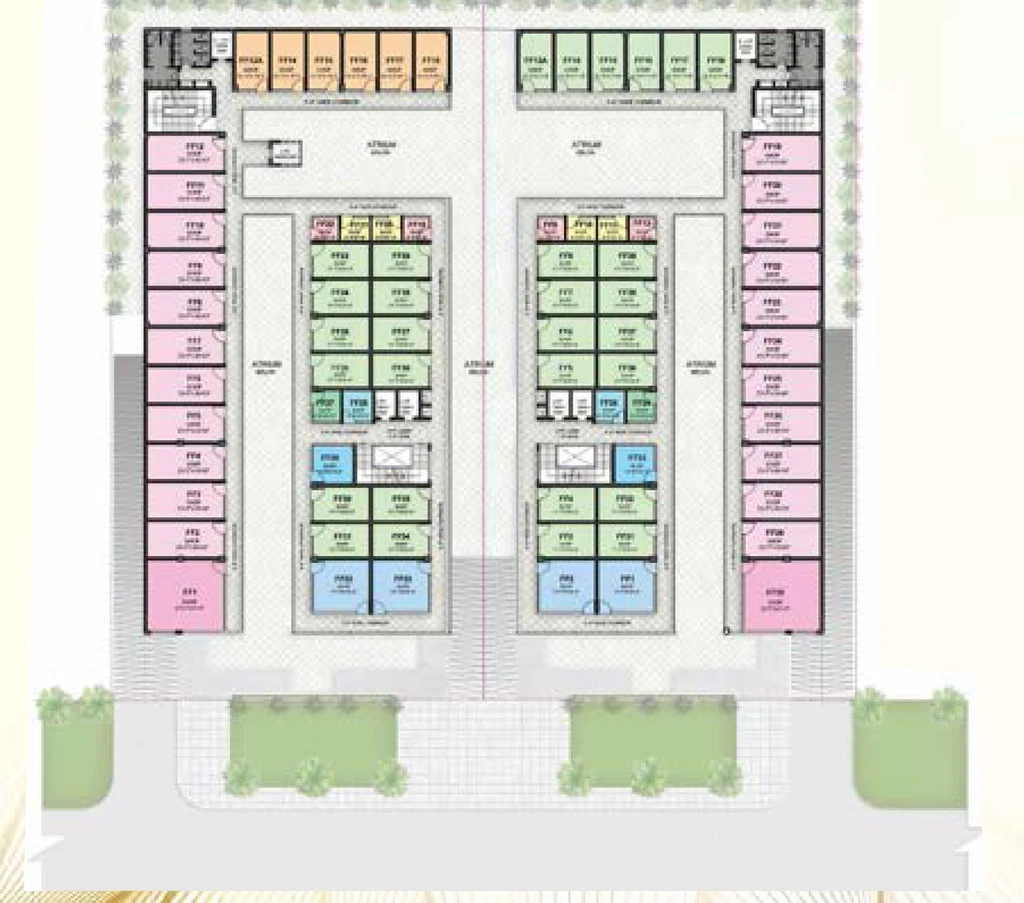 Master Plan of AIS The Galleria in Gomti Nagar, Lucknow - Image 312742