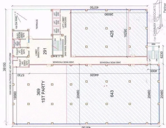 Floor Plan of Chinmay Urbanac Business Park in Vibhuti Khand, Lucknow - Image 312792
