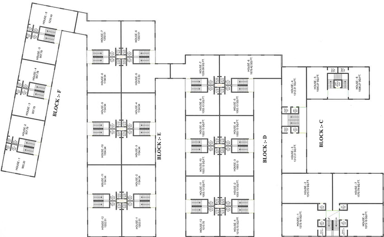 Floor Plan of Shyam Tejendra Arcade in Rakhial, Ahmedabad - Image 312817