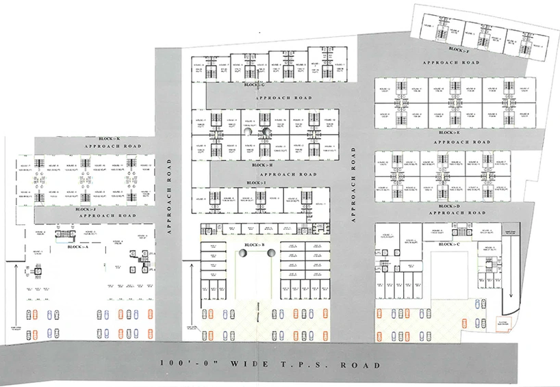 Master Plan of Shyam Tejendra Arcade in Rakhial, Ahmedabad - Image 312816