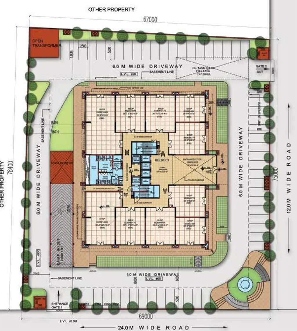 Master Plan of Purvanchal Capital Tower in Vibhuti Khand, Lucknow - Image 312927