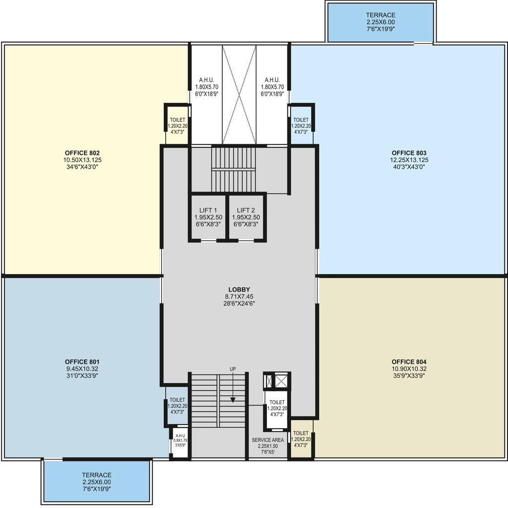 Floor Plan of Commercial LS Laxmi Avenue in Wakad, Pune - Image 313194