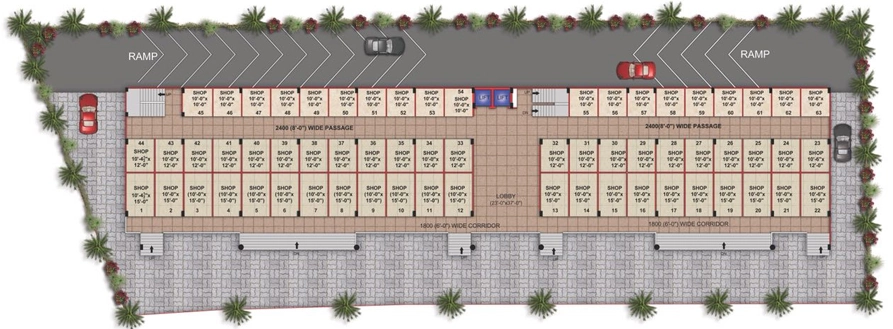 Master Plan of AR Crystal City Centre in Ratan Khand, Lucknow - Image 313795