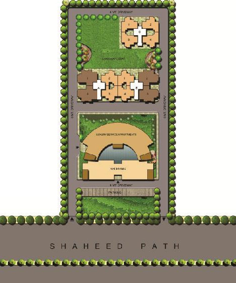 Master Plan of Awadh Avenue in Amar Shaheed Path, Lucknow - Image 313808