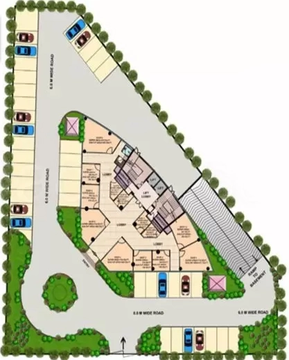 Master Plan of Eldeco Elegante in Vibhuti Khand, Lucknow - Image 313863
