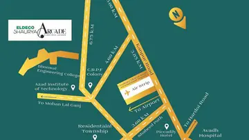 Location of Eldeco Shaurya Arcade - Image 313914