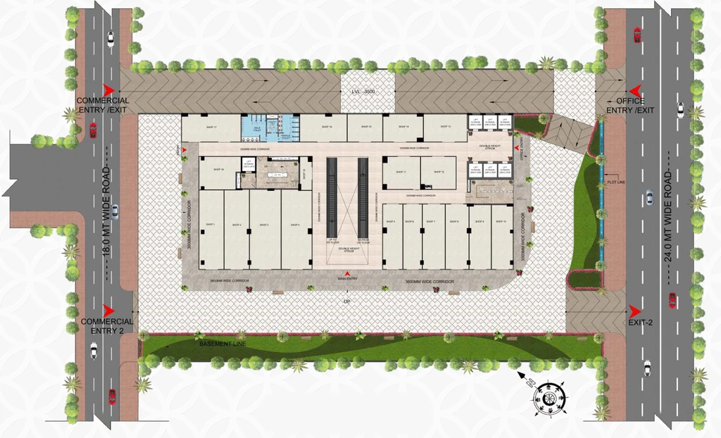 Master Plan of Kanak Felix Imperial in Sarojini Nagar, Lucknow - Image 314047