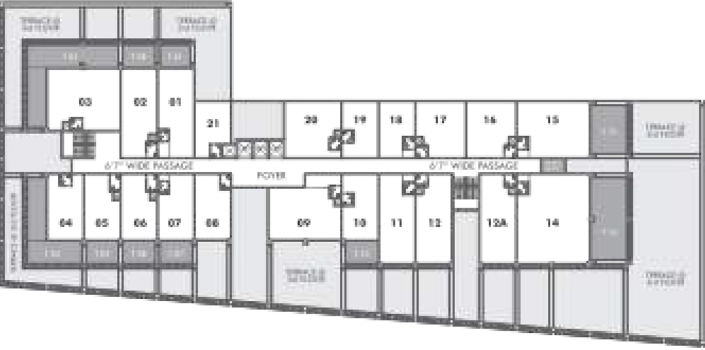 Floor Plan of SVP Orbit in Bodakdev, Ahmedabad - Image 313917